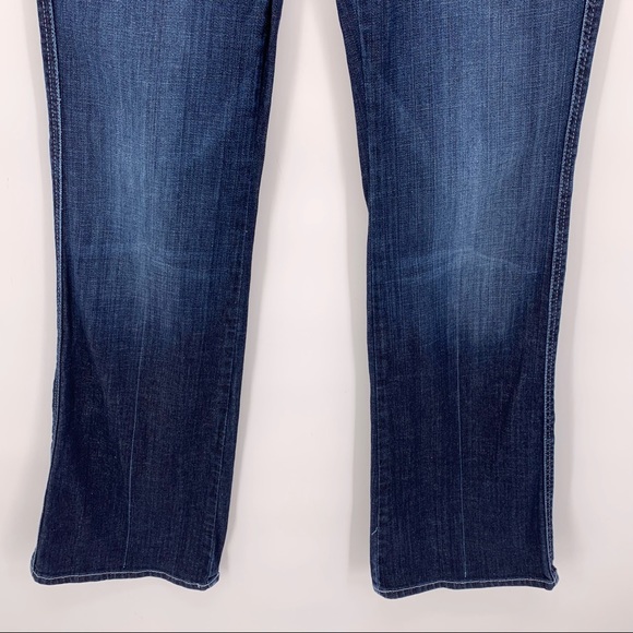 7FAM A-Pocket Bedazzled Flare Jeans Size 31 - Picture 3 of 11